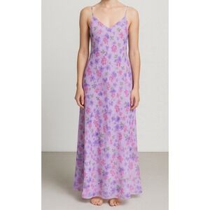 Tu lips 90s Vintage‎ Slip purple y2k floral dress NWT M Fairy Prom sundress Maxi